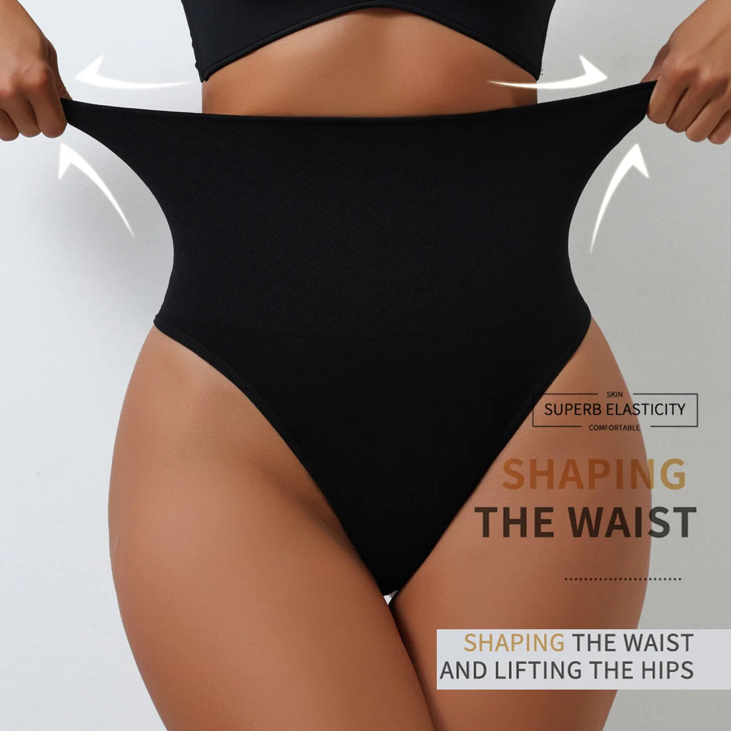 UBAU 2025 High Waist Thongs Seamless Women Panties G-String Lingerie Tummy Control Shaping Girdle Shaper Underwear
