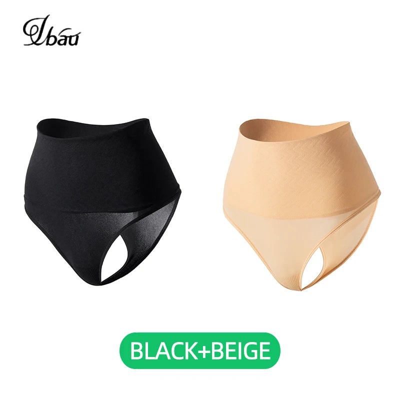 UBAU 2025 High Waist Thongs Seamless Women Panties G-String Lingerie Tummy Control Shaping Girdle Shaper Underwear